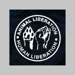 Animal Liberation - Human Liberation - plavky s motívom - plavkové pánske kraťasy s pohodlnou gumou v páse a šnúrkou na dotiahnutie vhodné aj ako klasické kraťasy na voľný čas